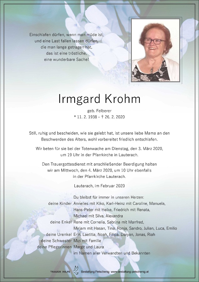 Irmgard Krohm